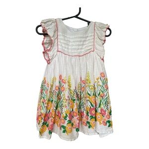 Haute Hippie Girls Floral White 24 months Dress